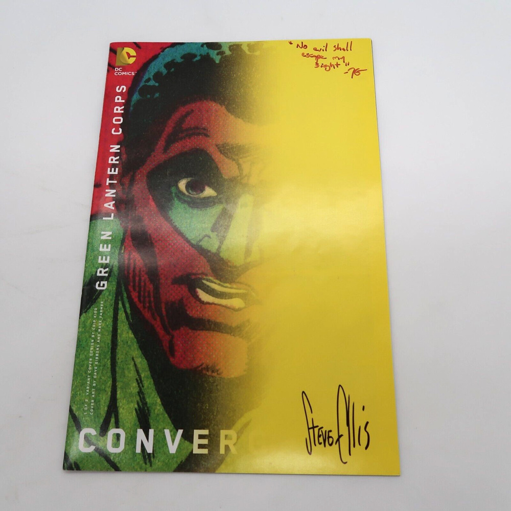 DC Comics Convergence: Green Lantern Corp #1 - 2014 Signed Ellis and Gallaher